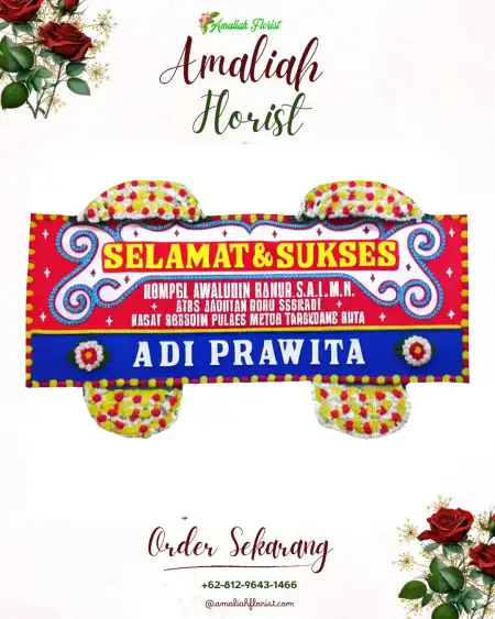 Papan Bunga Ucapan Selamat Cimanintin